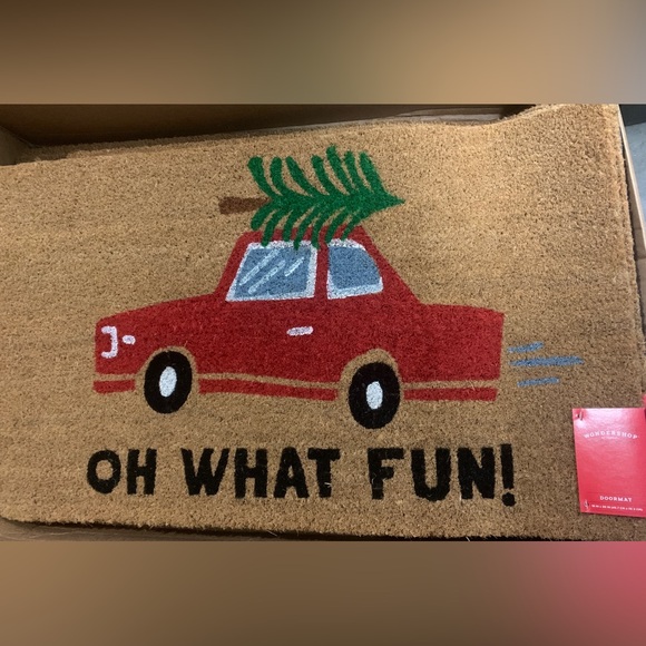 OH WHAT FUN DOOR MAT - Picture 1 of 3